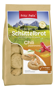 Fritz&Felix Mini Schüttelbrot Chili 125 Gramm